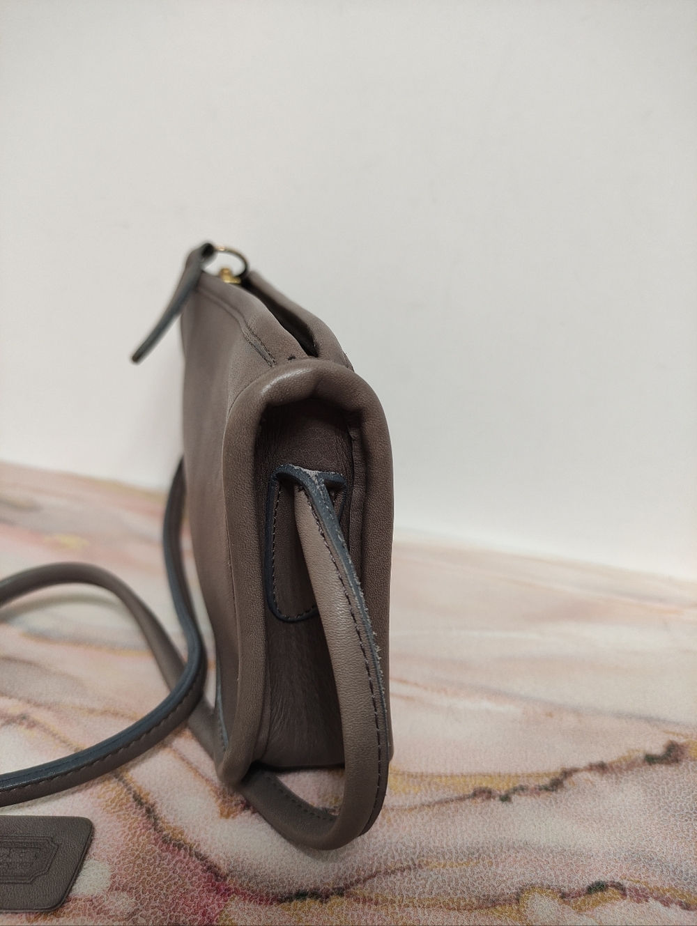 Vintage Coach 9655 Small Zippered Pouch Gray - Picture 5 of 13